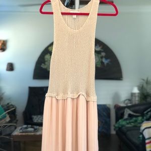 Forever 21 XXL Knit and Chiffon above knew dress